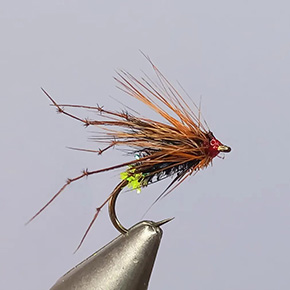 Flies by By Allan Liddle Fly Dresser tying at The Irish Fly Fair 2024