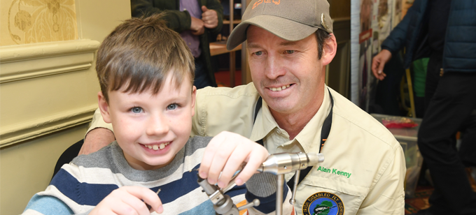 Alan Kenny & Son at The Irish Fly Fair