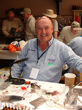 Chris Reeves Fly Dresser tying at The Irish Fly Fair 2025