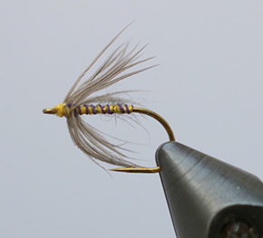 Caroline Emmet Fly Dresser tying at The Irish Fly Fair 2025