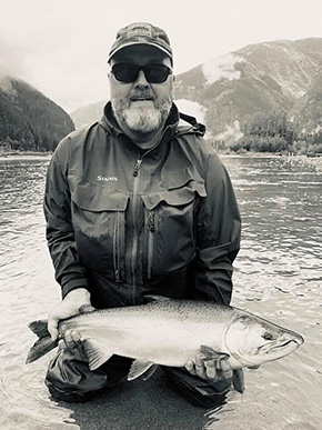 Karl McMonagle Fly Dresser tying at The Irish Fly Fair 2025