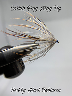 Corrib Grey Mayfly tied by Mark Robinson Ireland