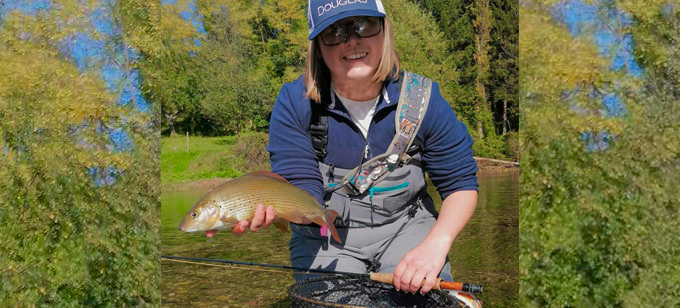 Phillippa Hake at The Irish Fly Fair