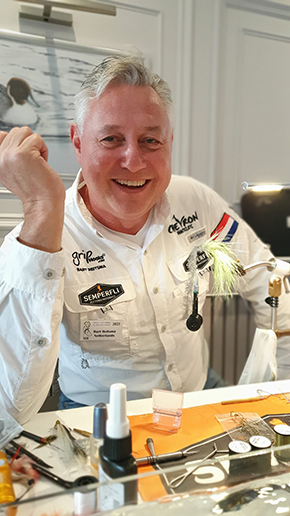 Bart Reitsma Netherlands  - Fly Dresser at Irish Fly Fair 2023 